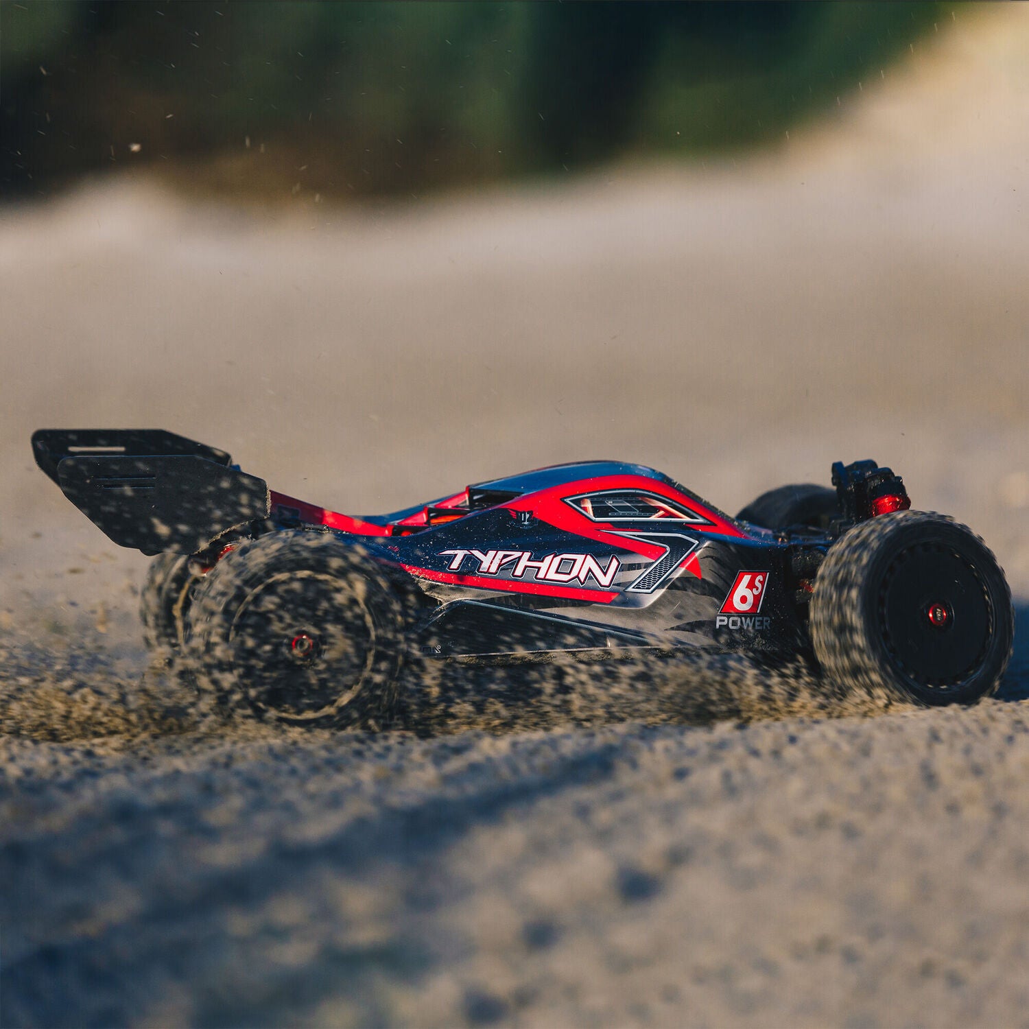 1/8 TYPHON 6S V5 4WD BLX Buggy with Spektrum Firma RTR, Black